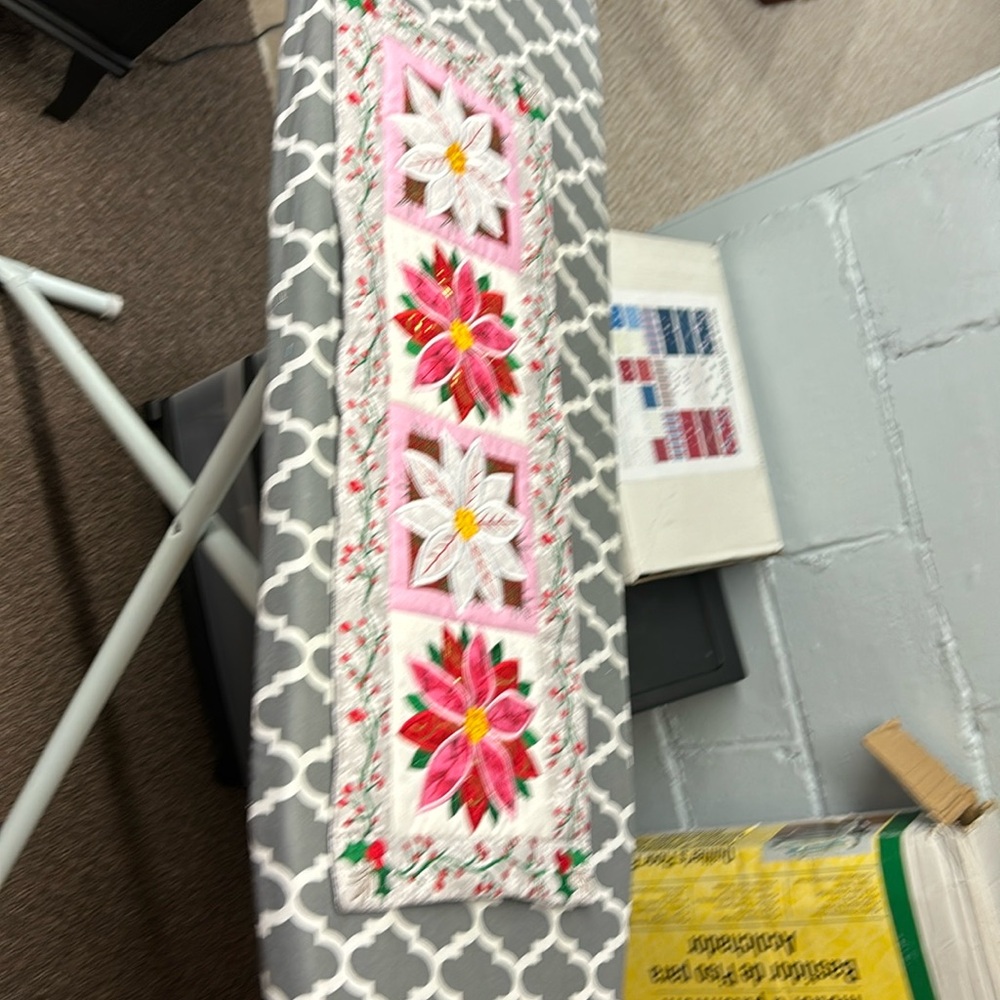 Poinsetta Table Runner
